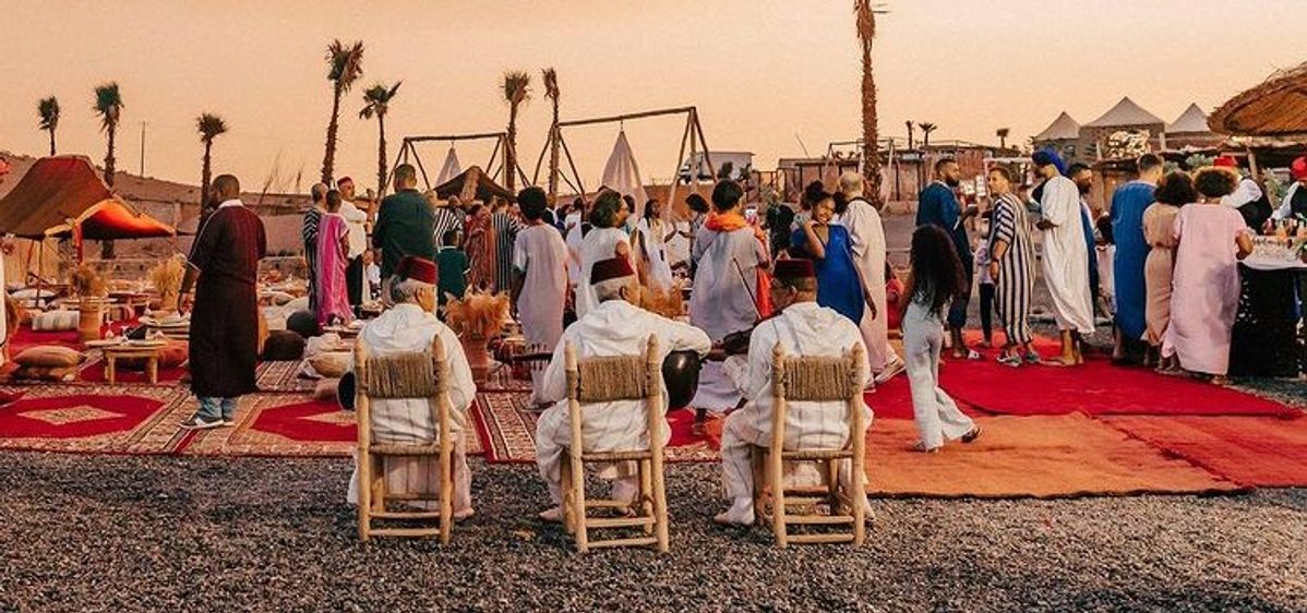🏷️🎟️ Magical Dinner In Marrakech Desert With + Transportation
