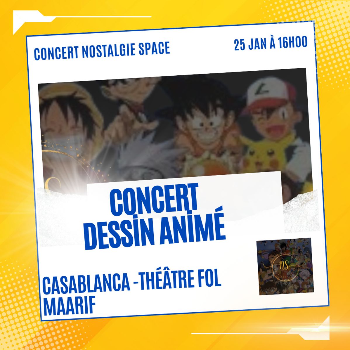 CONCERT CASABLANCA DESSIN ANIMÉ