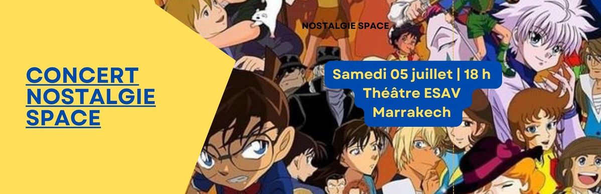 CONCERT Marrakech DESSIN ANIMÉ