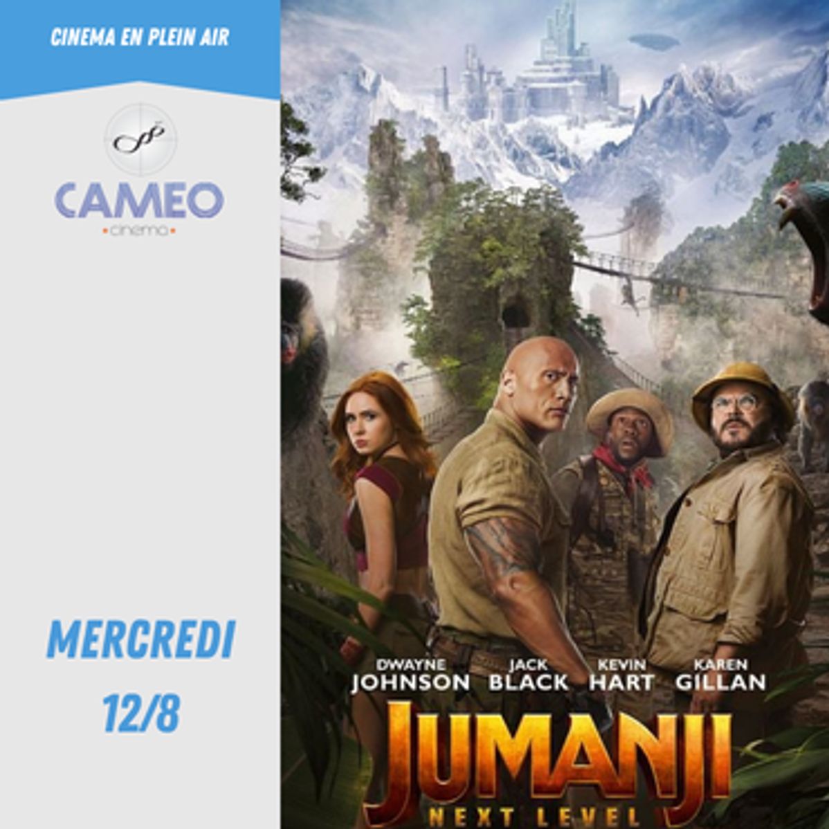 Jumanji (VOSTFR) - Mercredi 12 Août 2026