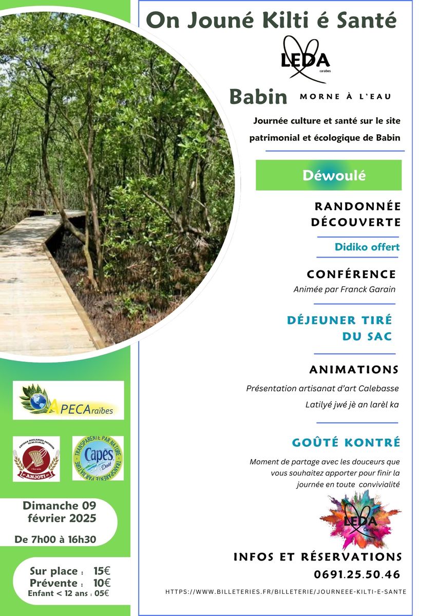 Jouné Kilti é Santé LEDA Caraïbes