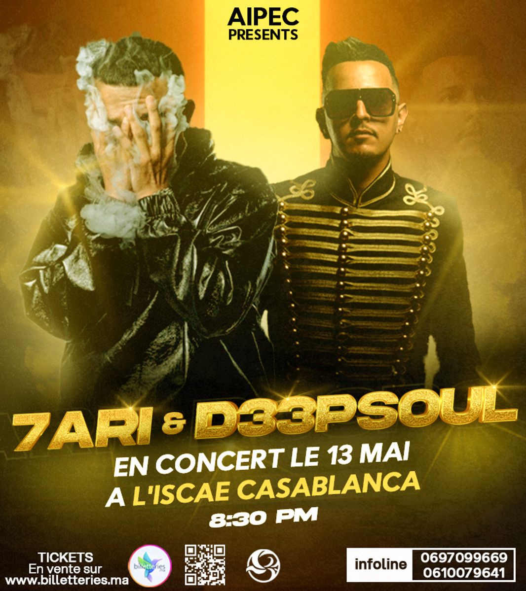 Concert Olympiades de l'ISCAE 7ari & D33pSoul