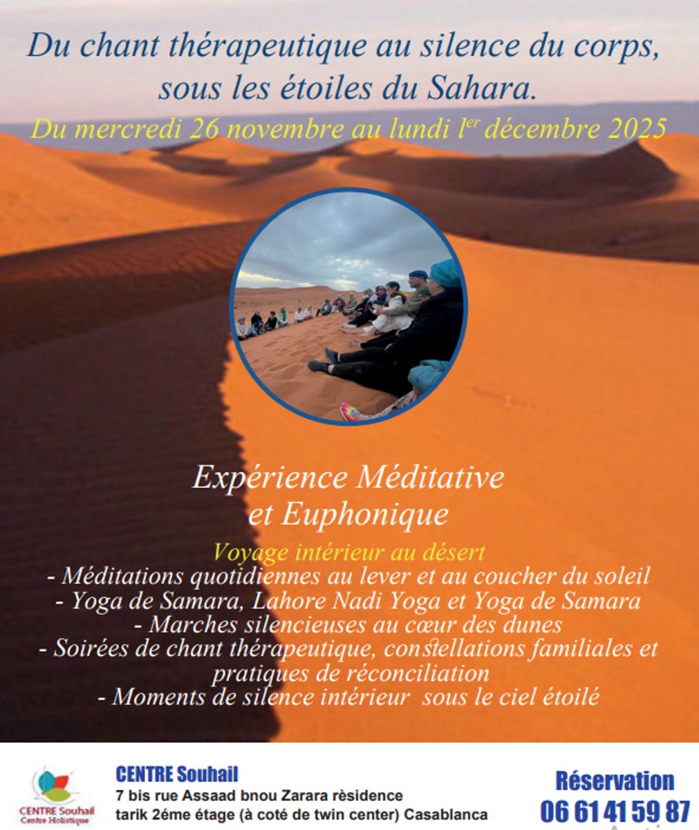 Retraite Méditative & Euphonique dans le Désert