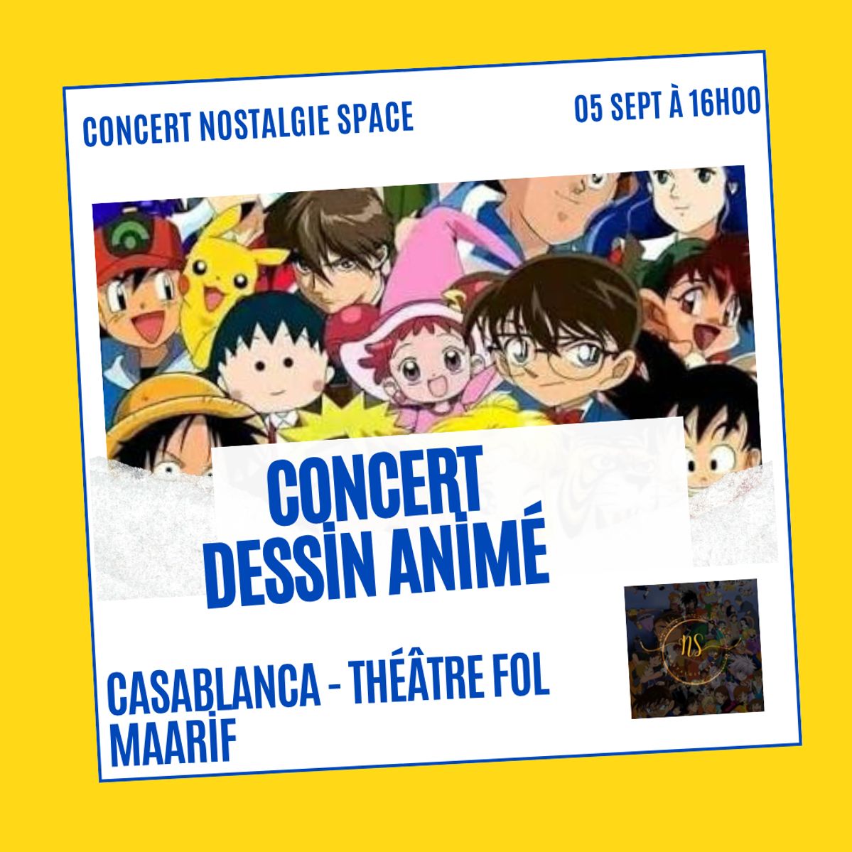 CONCERT CASABLANCA DESSIN ANIMÉ