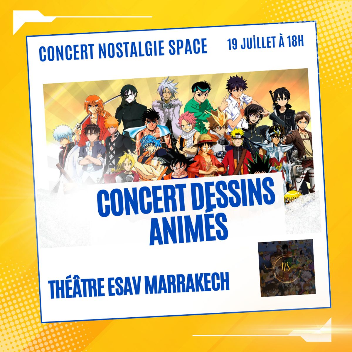 CONCERT Marrakech DESSIN ANIMÉ