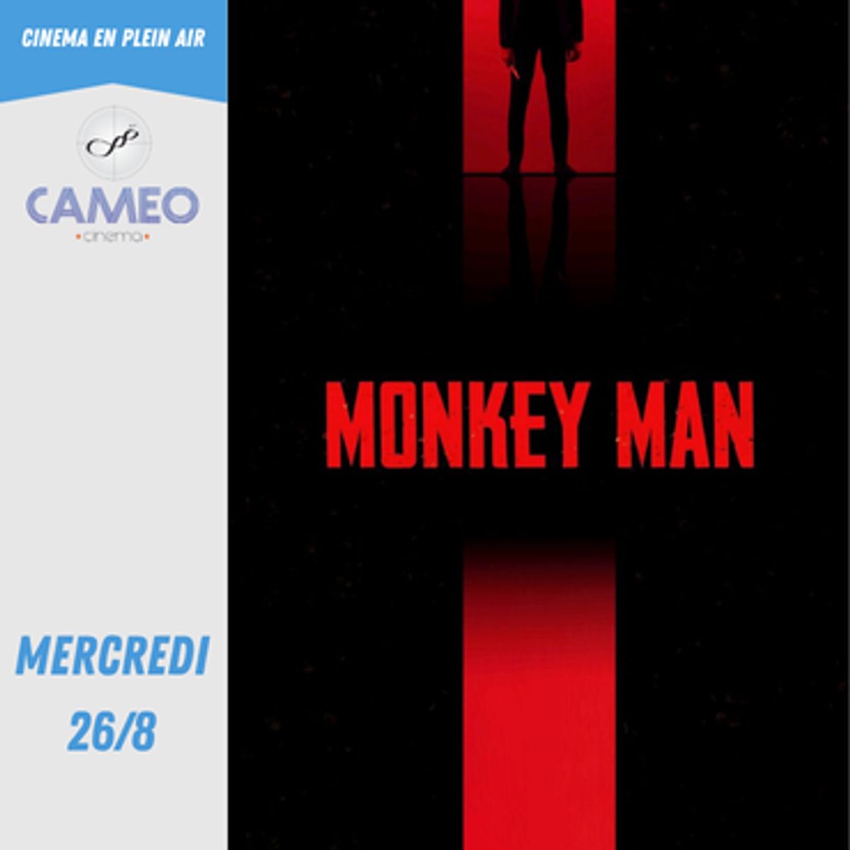 Monkey Man (VOSTFR) - Mercredi 26 Août 2026
