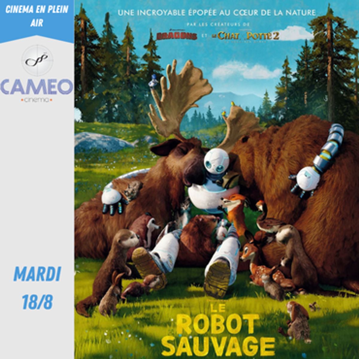 Le robot sauvage (VF) - Mardi 18 Août 2026