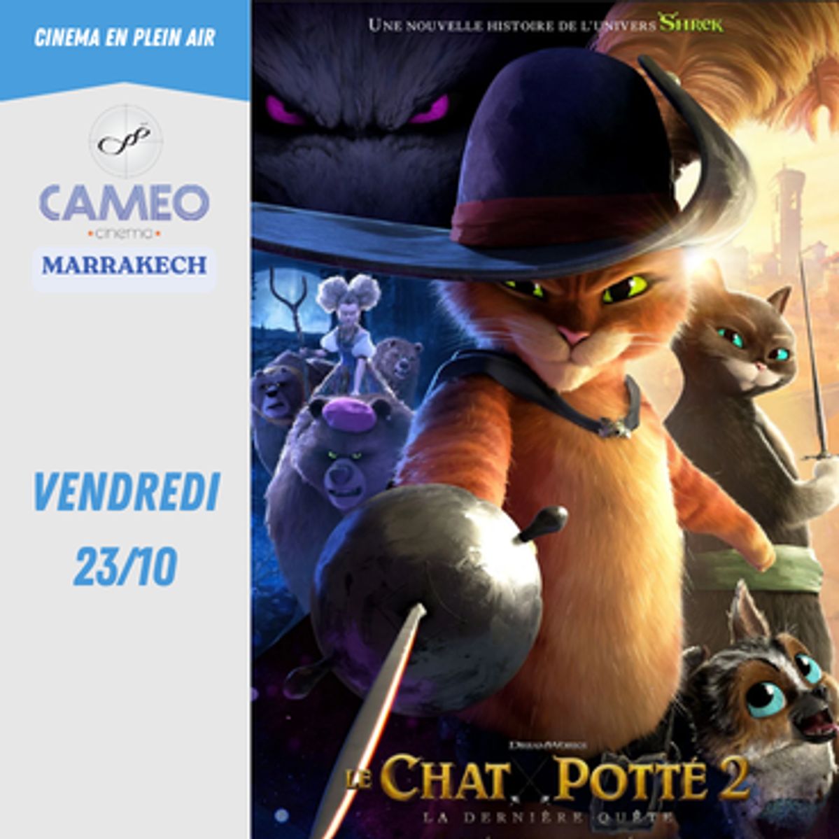 Le Chat Potté 2 : La dernière quête (VF) - 23 octobre 2026