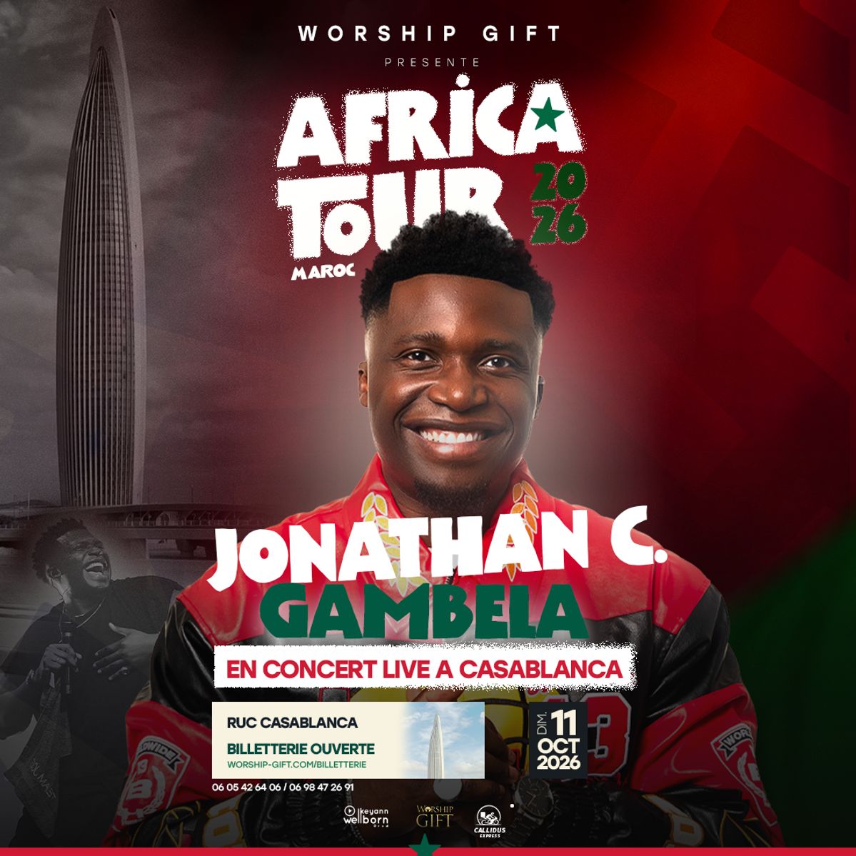 Concert de Jonathan Gambela (worship gift)
