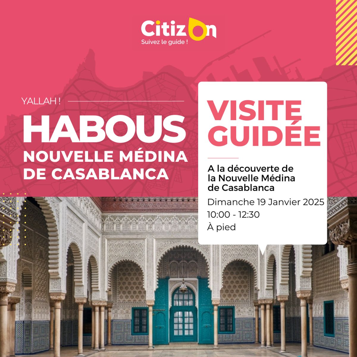 Visite guidée CitizOn | Cité des Habous (19/01/2025)