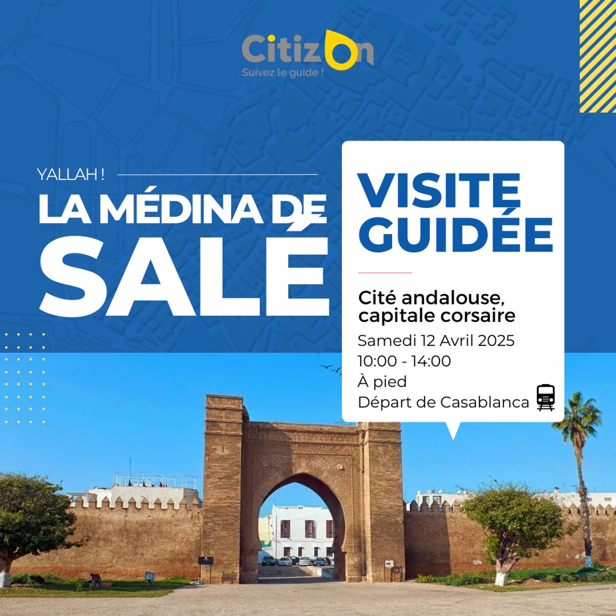 Visite guidée CitizOn | Médina de Salé (12/04/2025)