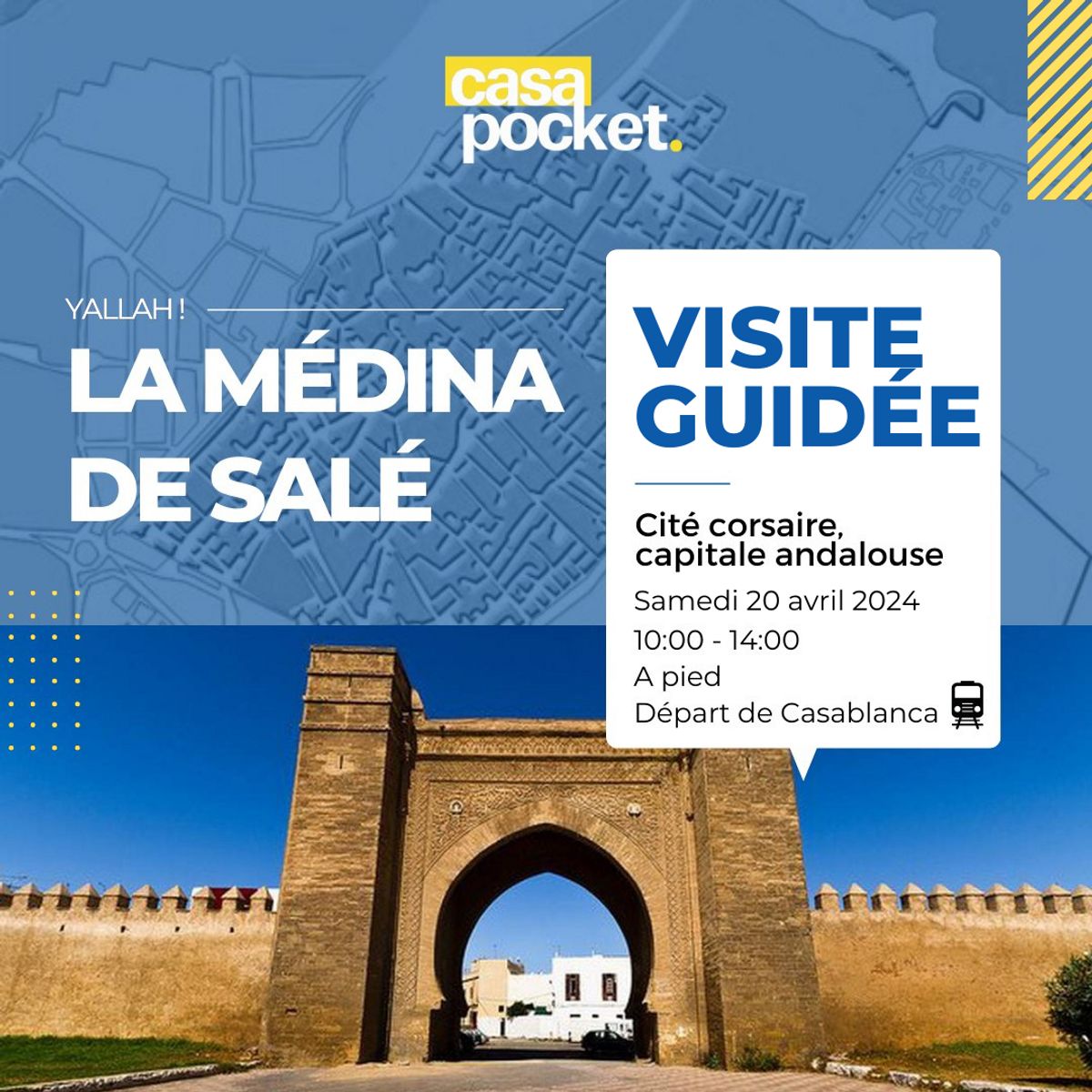 Visite guidée de la médina de Salé (20/04/2024)