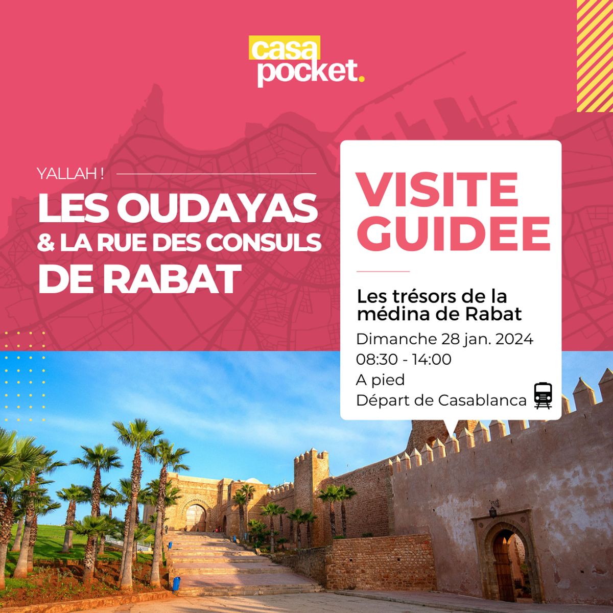 Visite guidée des Oudayas et de la Rue des Consuls de Rabat