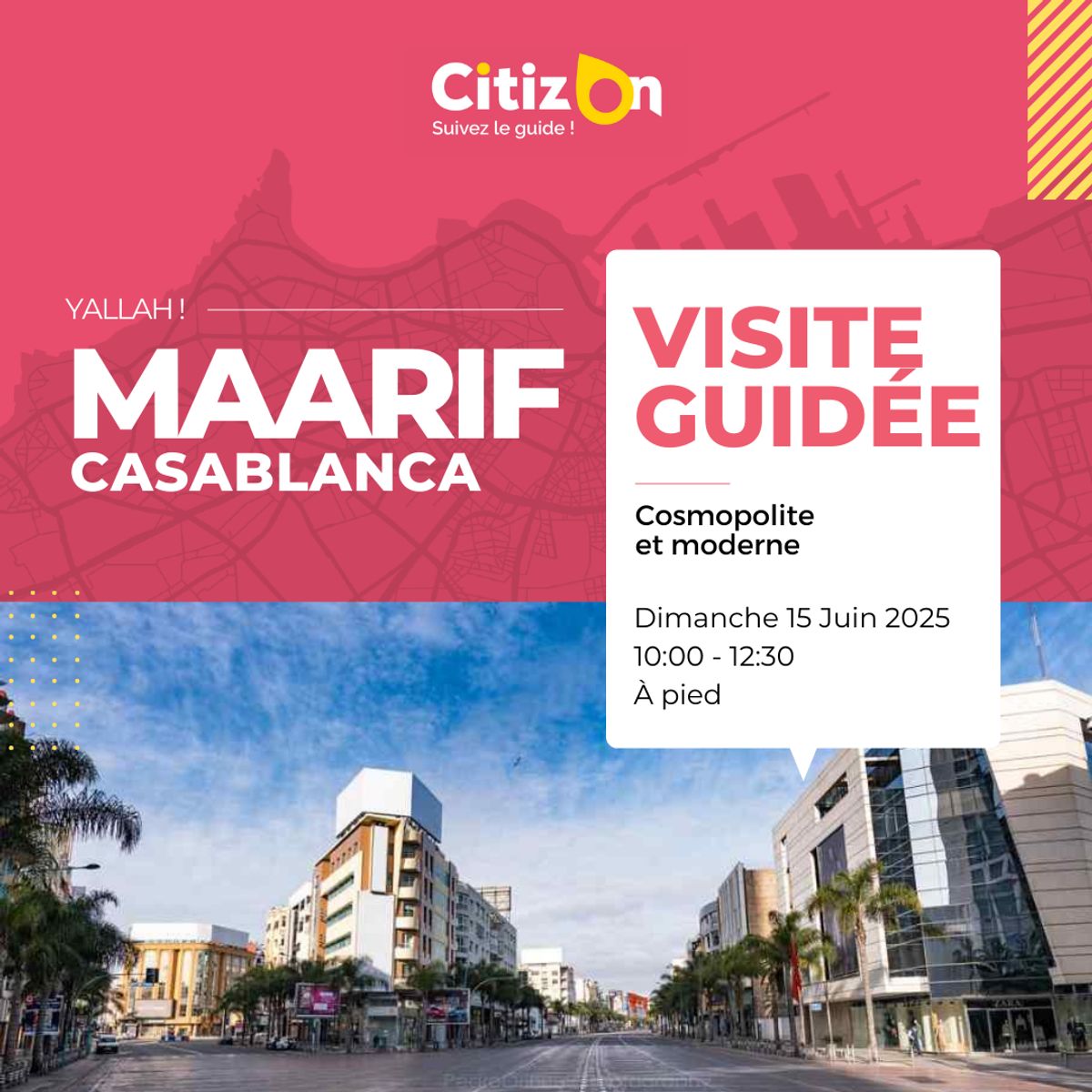 Visite guidée CitizOn | Maarif (15/06/2025)