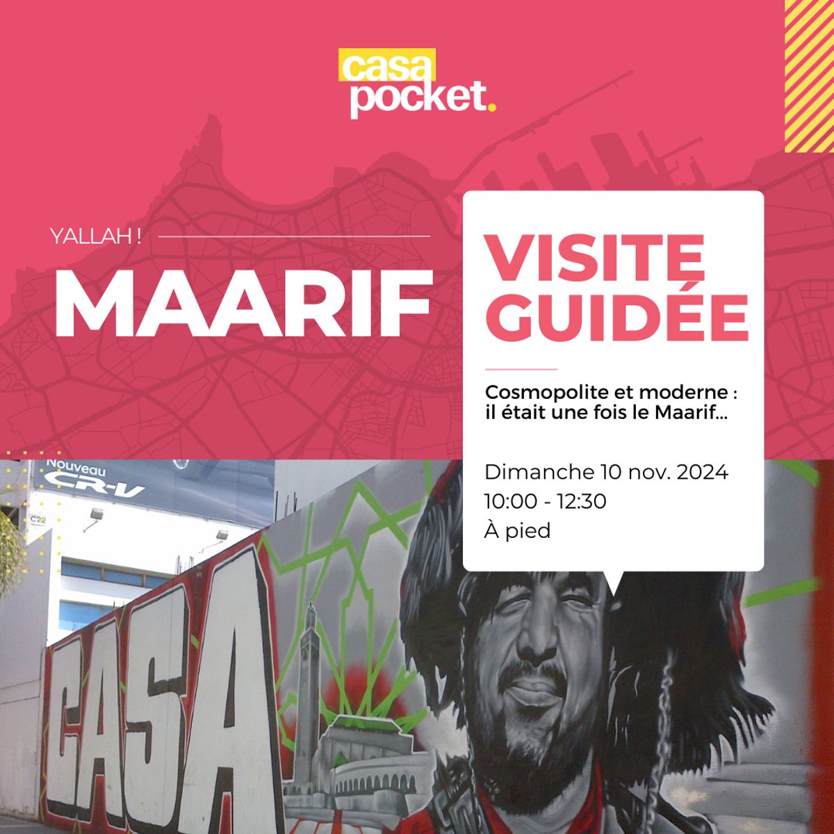 Visite guidée du Maarif (10/11/2024)