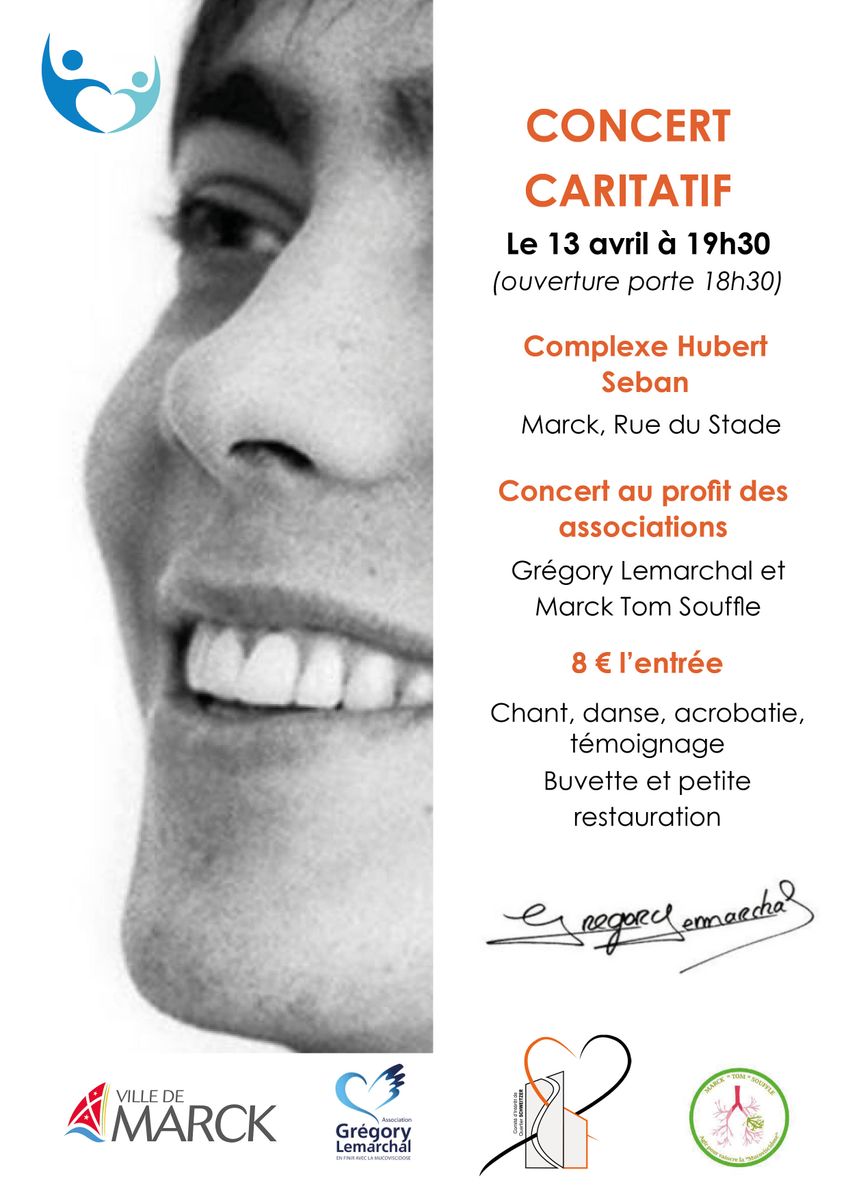 Concert caritatif Hommage à gregory Lemarchal