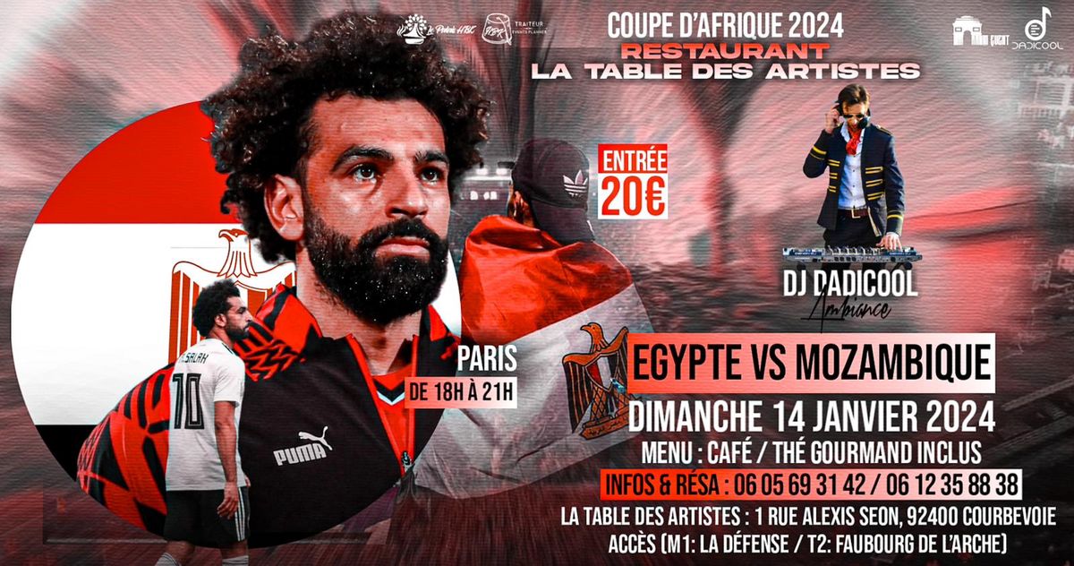 Match Egypte - Mozambique