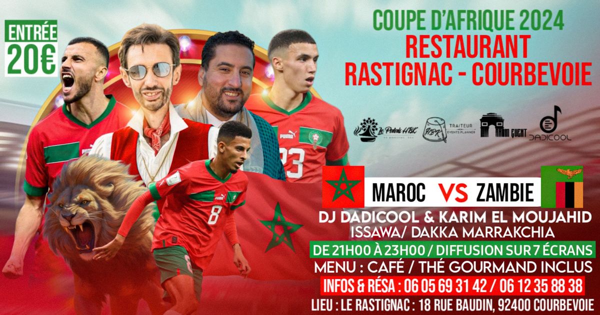 Maroc VS Zambie