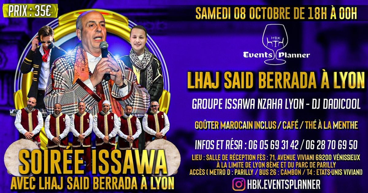 Soirée Issawa - Lyon - avec Said Berrada