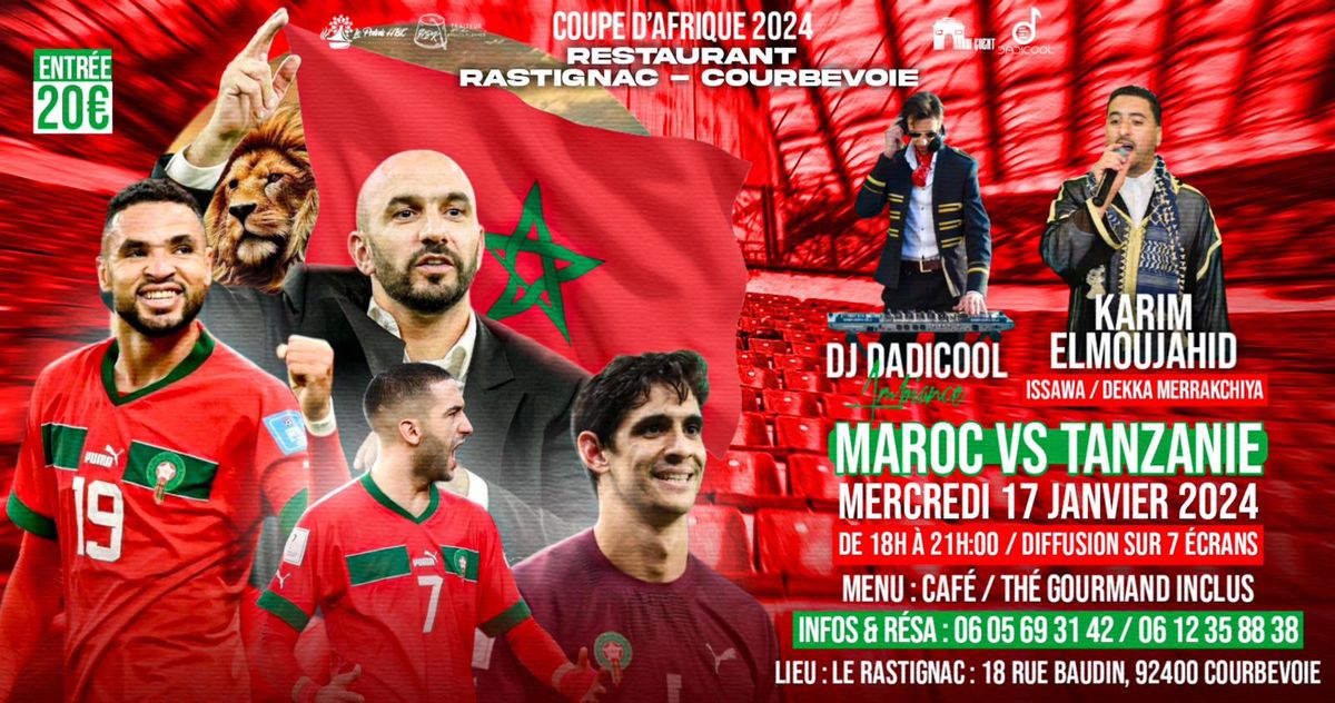 Maroc VS Tanzanie