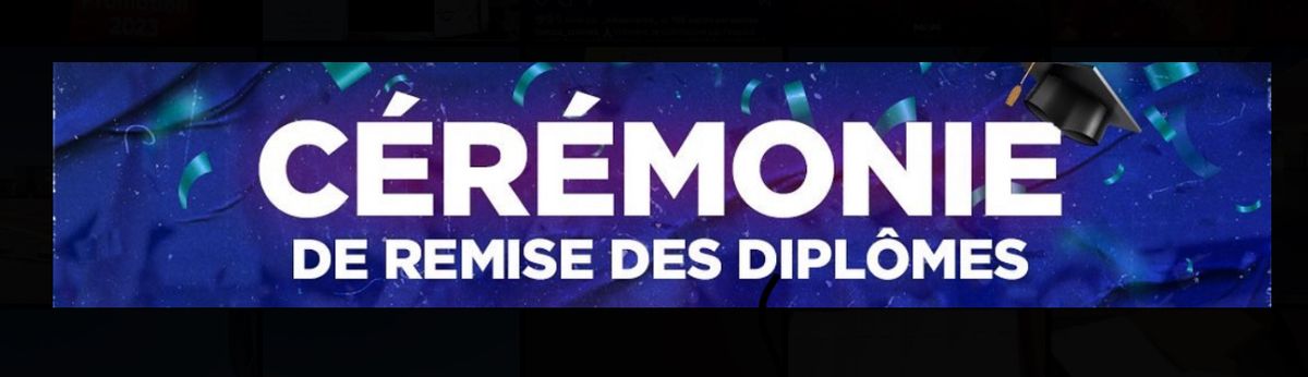 Cérémonie de remise des diplômes 2024