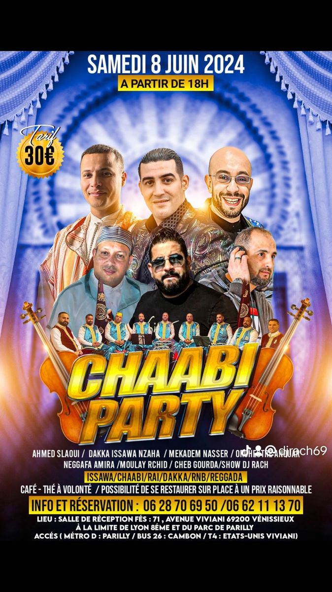 Soirée CHAABI PARTY