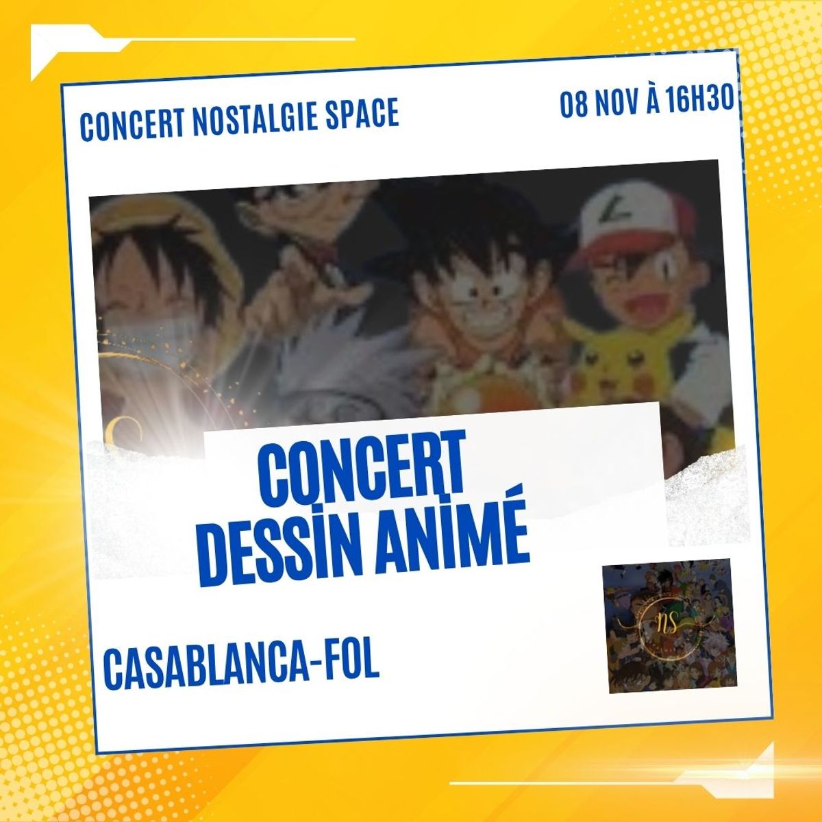 CONCERT CASABLANCA DESSIN ANIMÉ