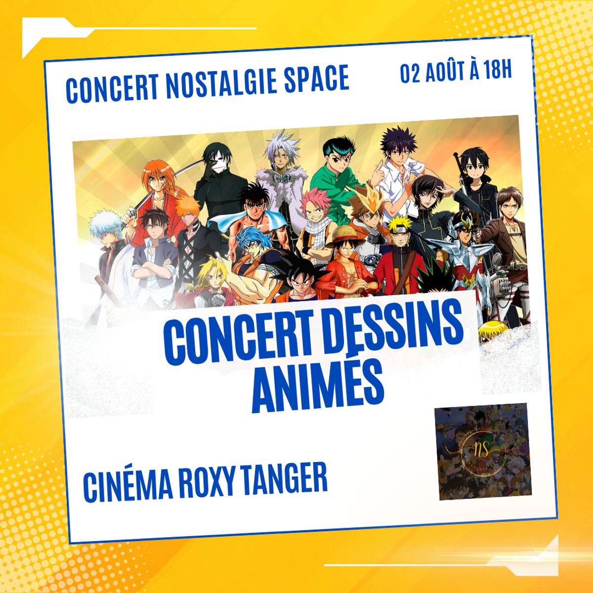 CONCERT TANGER DESSIN ANIMÉ