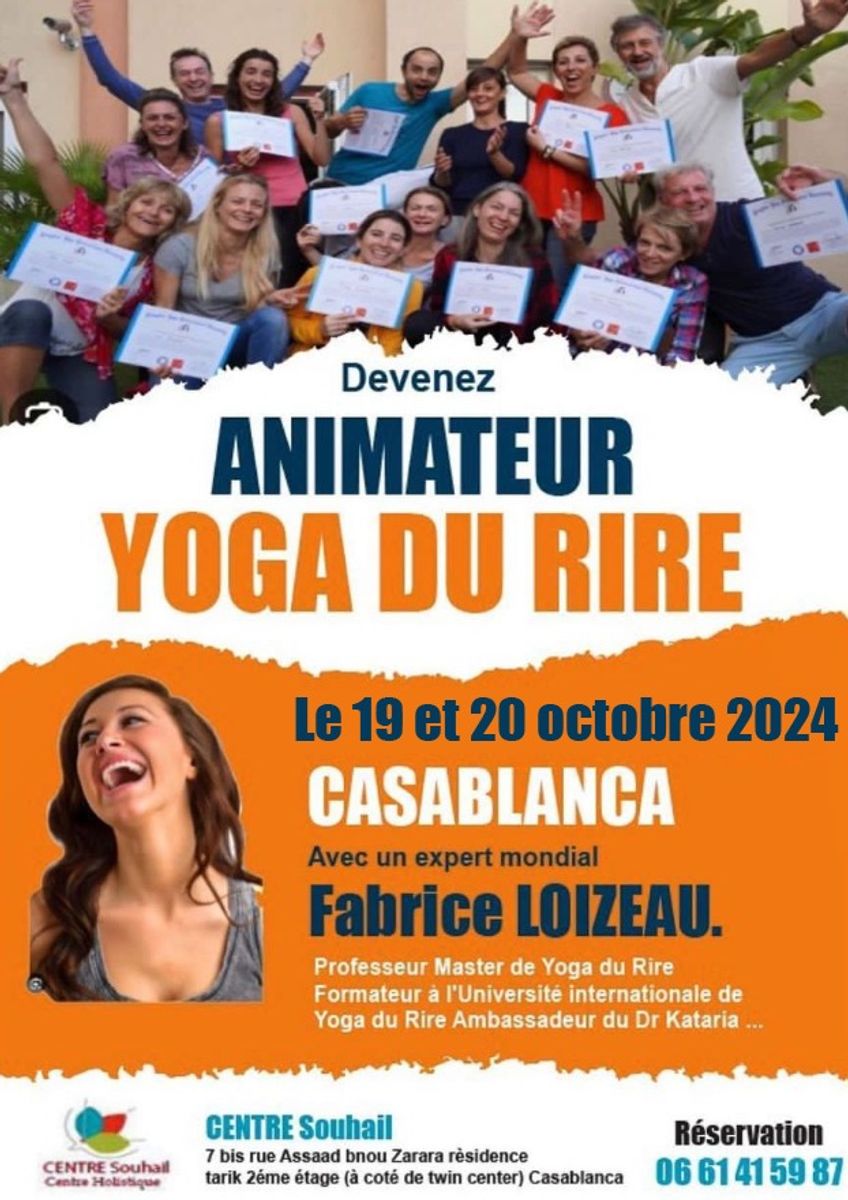 Formation Certifiante d'Animateur-trice de Yoga du Rire