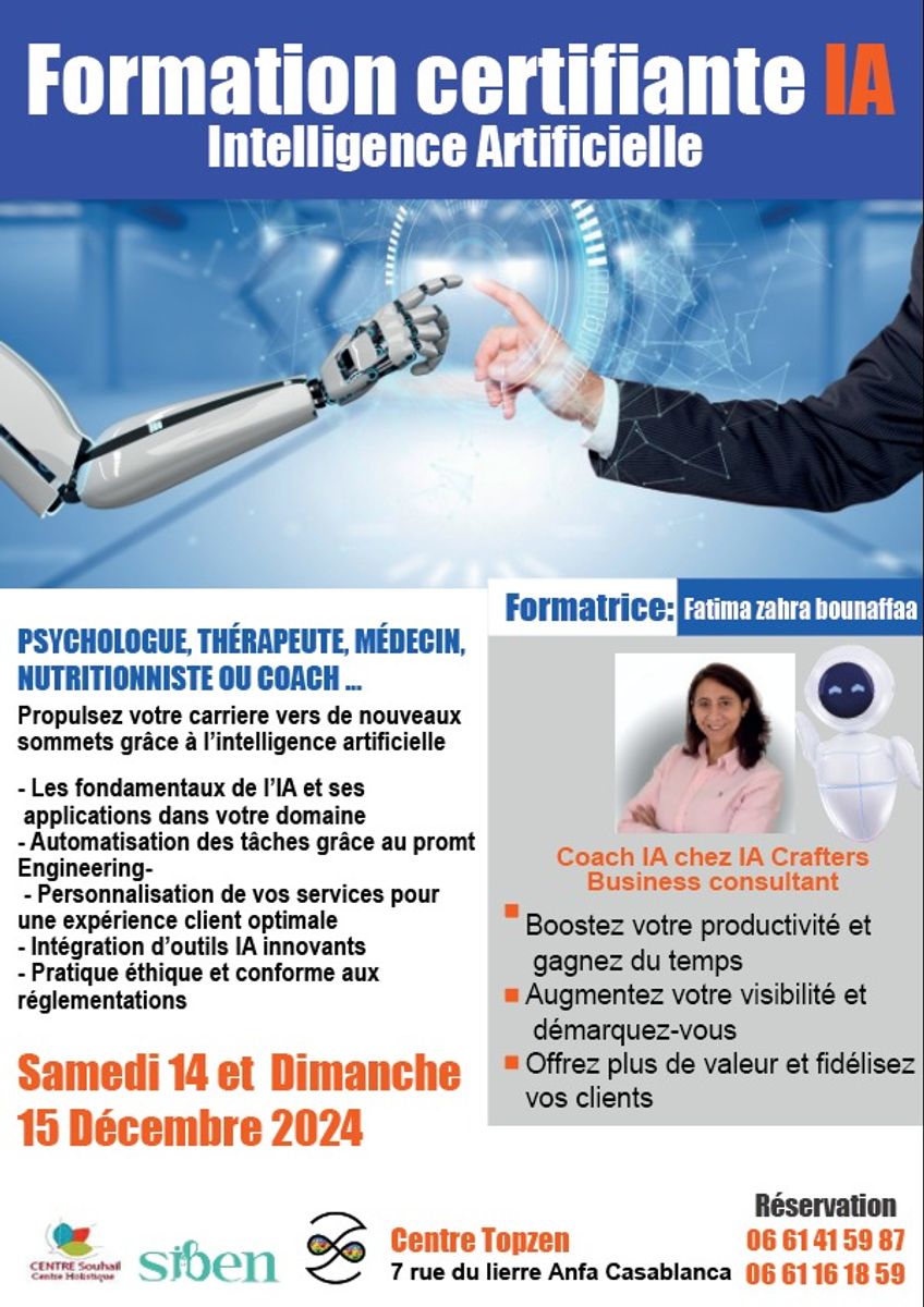 Formation certifiante : Propulsez votre carrière grâce à l’intelligence artificielle