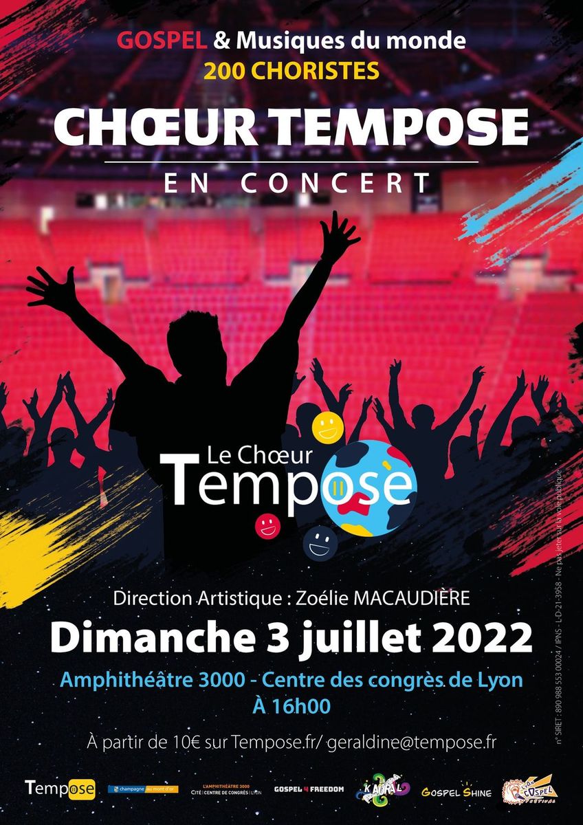 CHŒUR TEMPOSE en CONCERT | 200 Choristes | Gospel & Musique du monde