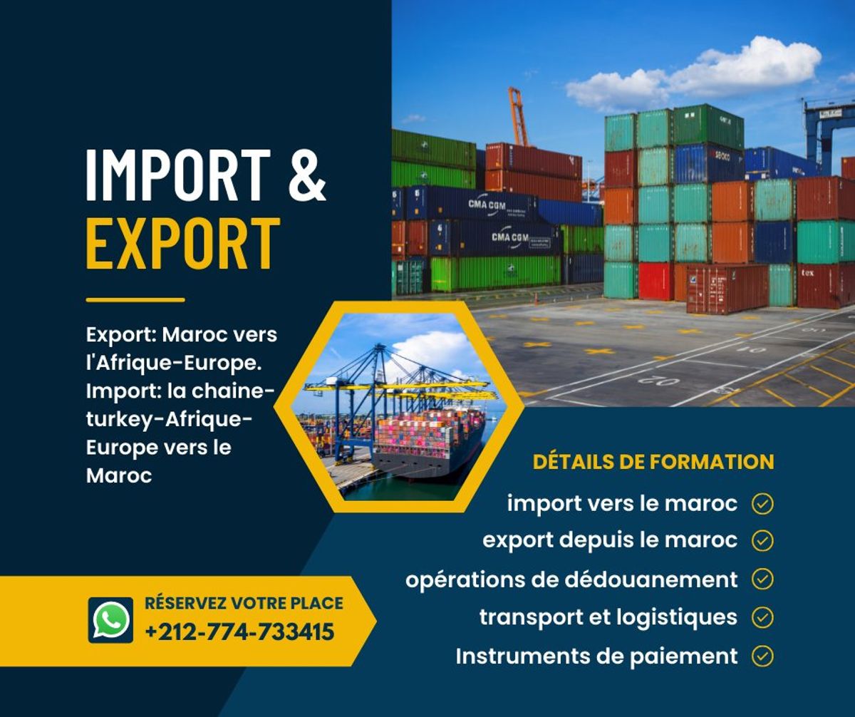 Formation professionnelle d'import & export