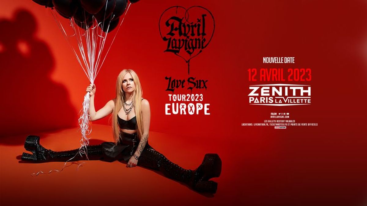 [Nouvelle Date] Avril Lavigne | Zénith Paris, 12 avril 2023