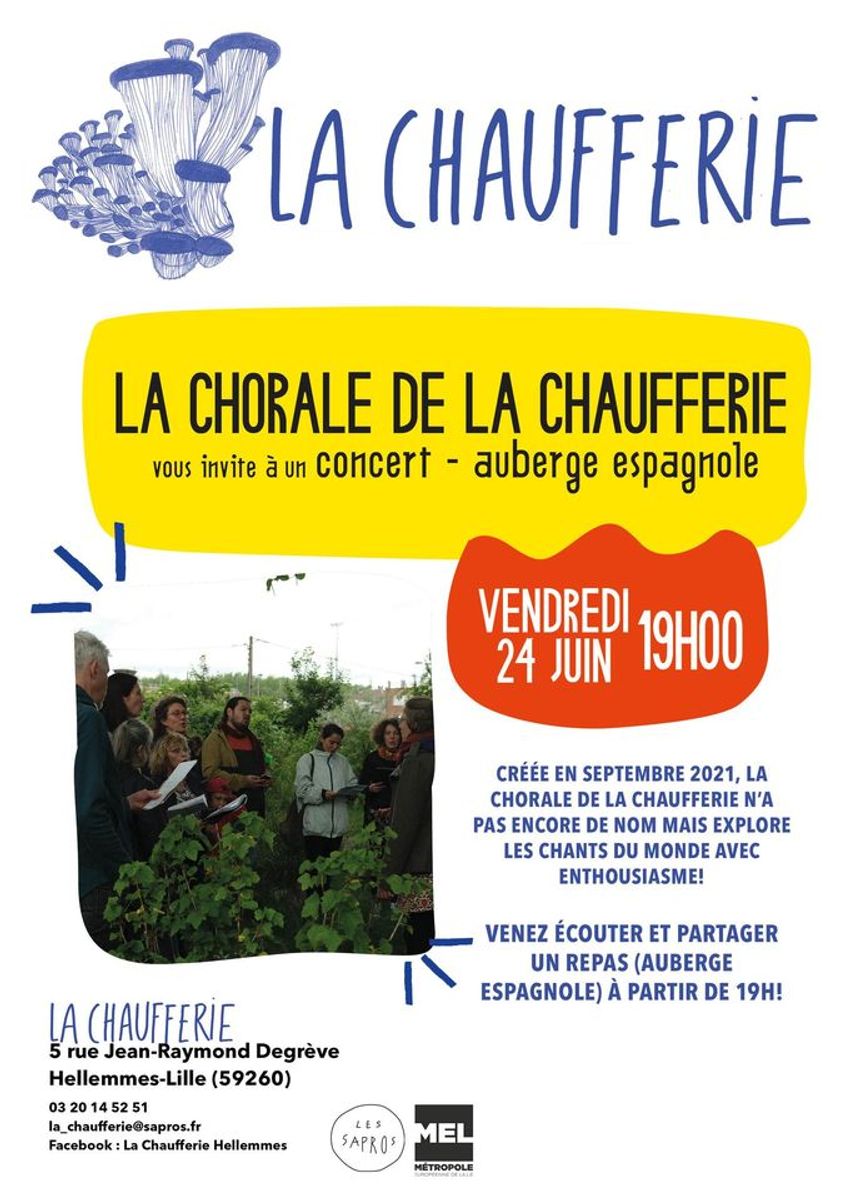 Concert de la chorale de la Chaufferie