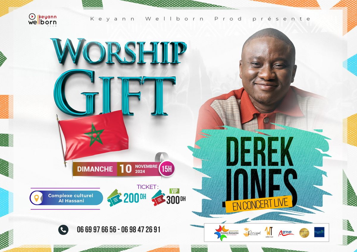 Dereck Jones en concert Live|Worship Gift