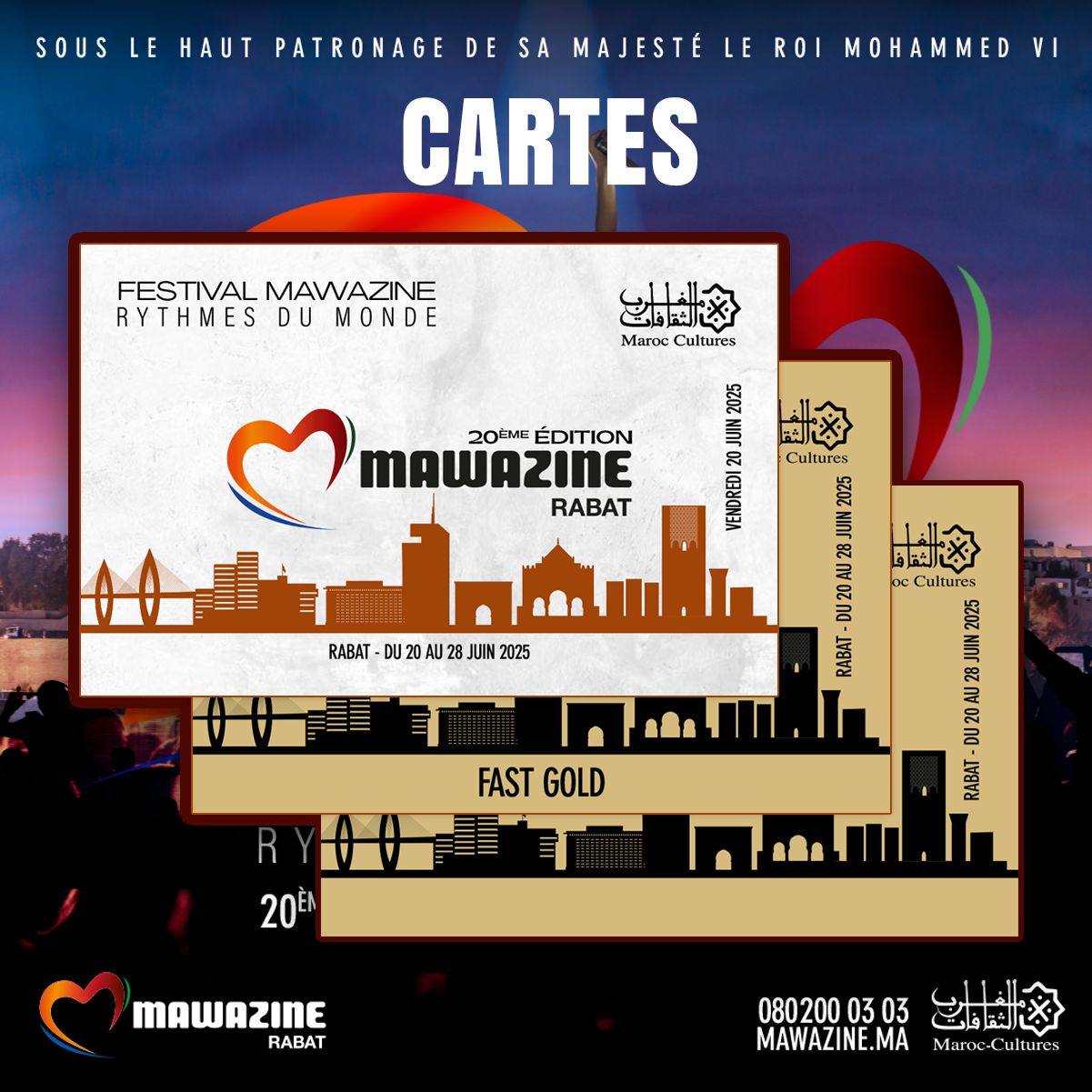 Découvrez la magie de Mawazine sur billetteries.ma