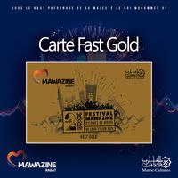 Carte Fast Gold Mawazine