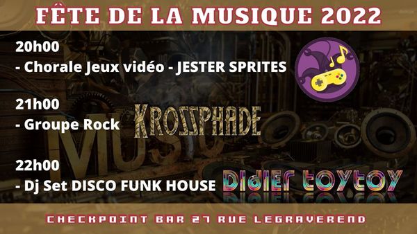 Fête de la musique 2022 - Checkpoint Bar