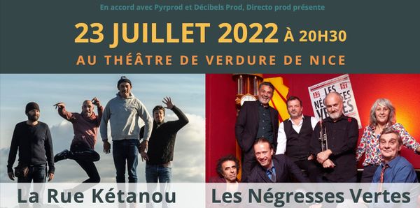 LA RUE KÉTANOU & LES NÉGRESSES VERTES - THÉÂTRE DE VERDURE